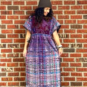 Vintage Handmade Bohemian Mexican Dress